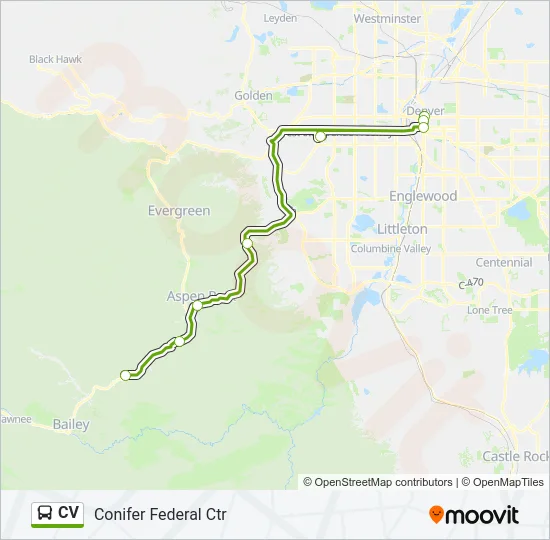 CV Bus Line Map