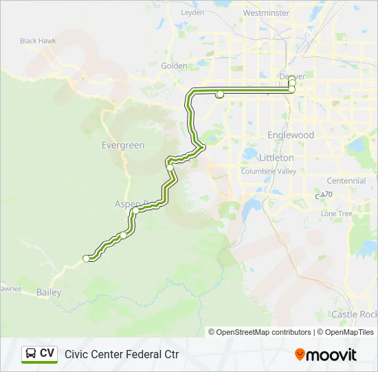 CV Bus Line Map