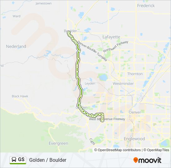 GS bus Line Map