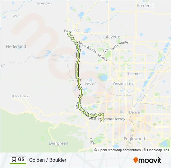 GS Bus Line Map