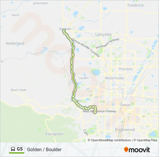 GS Bus Line Map