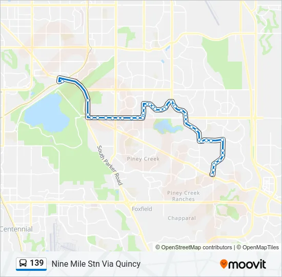 139 Bus Line Map