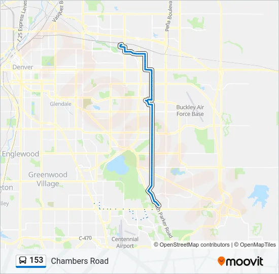 153 Bus Line Map