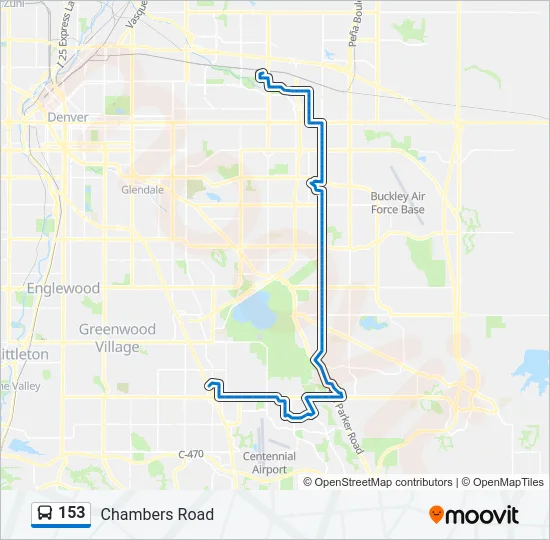 153 Bus Line Map