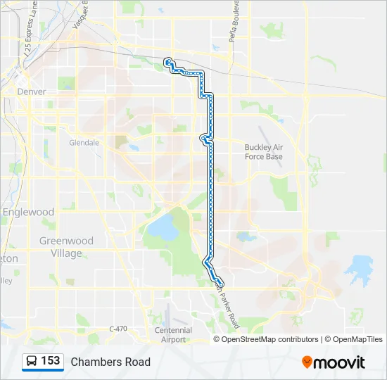 153 Bus Line Map