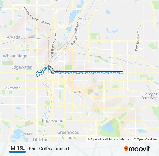 15L Bus Line Map