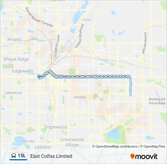 15L Bus Line Map
