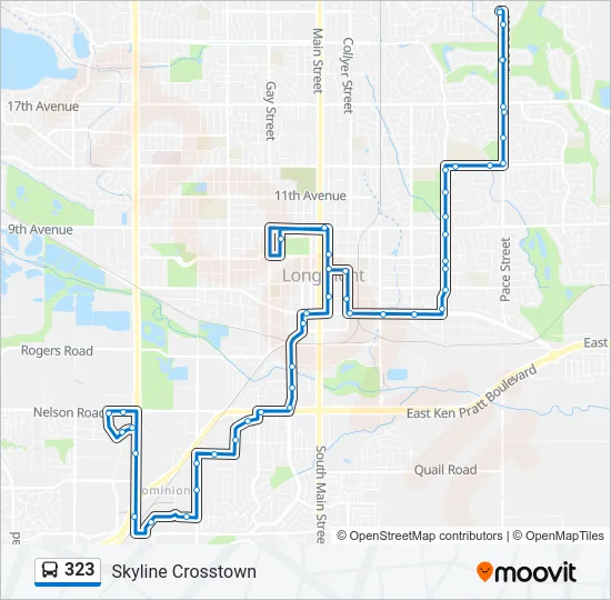 323 Bus Line Map