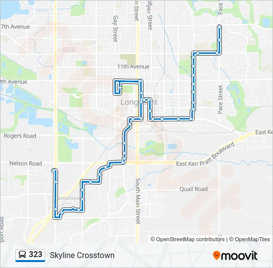 323 Bus Line Map