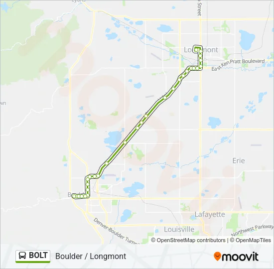 BOLT Bus Line Map