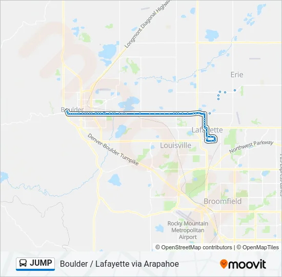 JUMP Bus Line Map