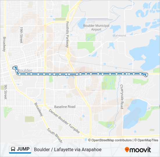 JUMP Bus Line Map