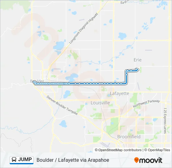 JUMP Bus Line Map