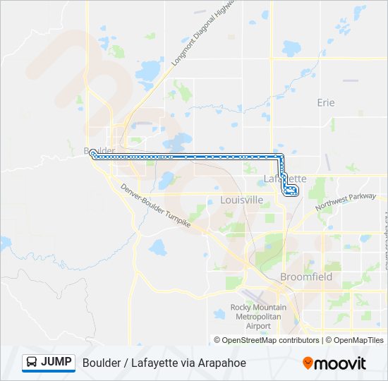 JUMP Bus Line Map