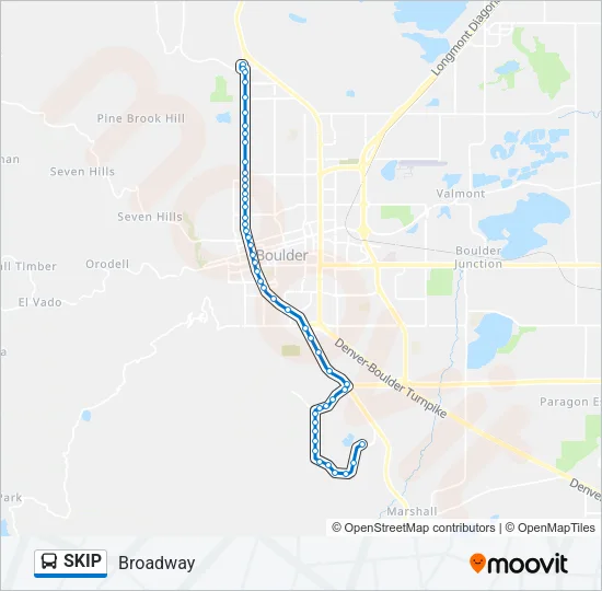 SKIP Bus Line Map
