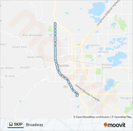 SKIP Bus Line Map