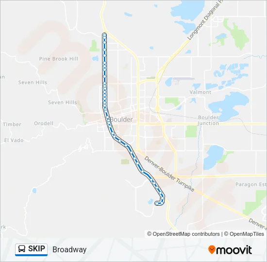 SKIP Bus Line Map