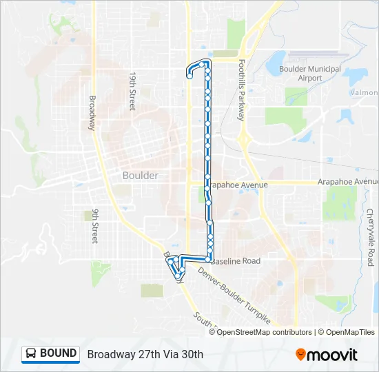 BOUND Bus Line Map