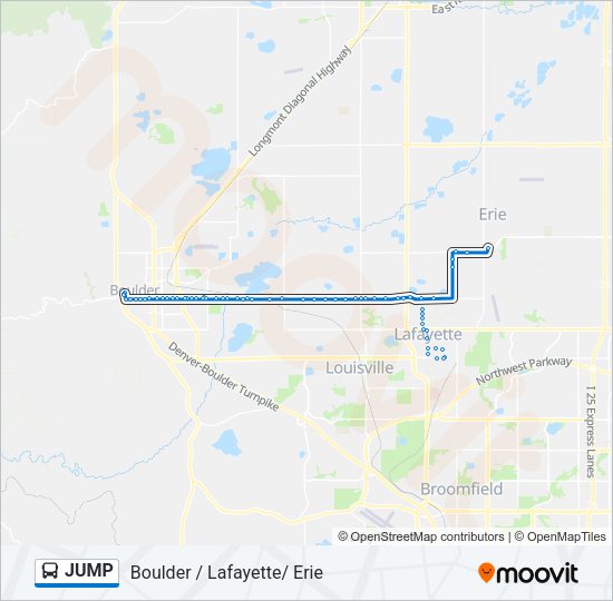 JUMP Bus Line Map