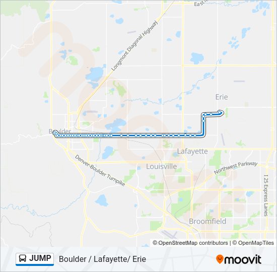 JUMP Bus Line Map