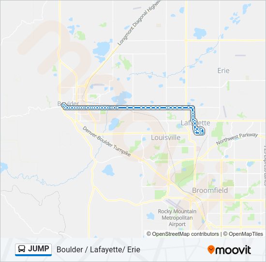 JUMP Bus Line Map