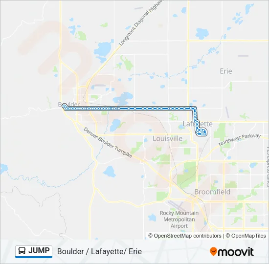 JUMP Bus Line Map