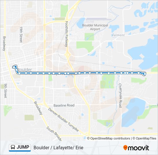 JUMP Bus Line Map