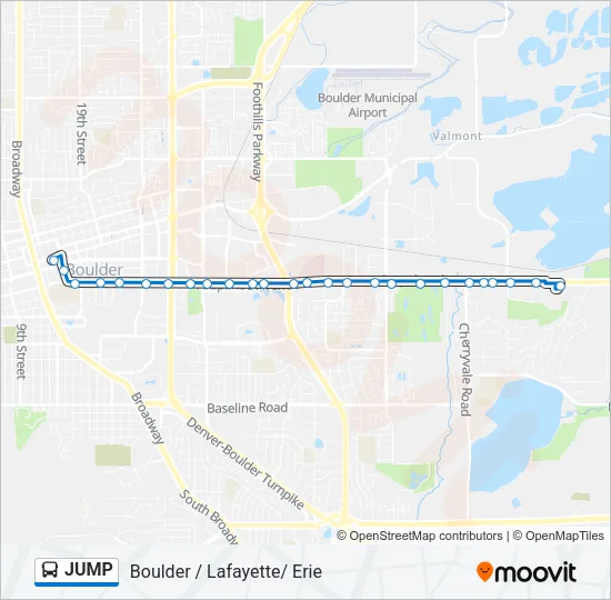 JUMP Bus Line Map