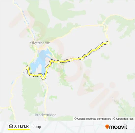 X FLYER Bus Line Map