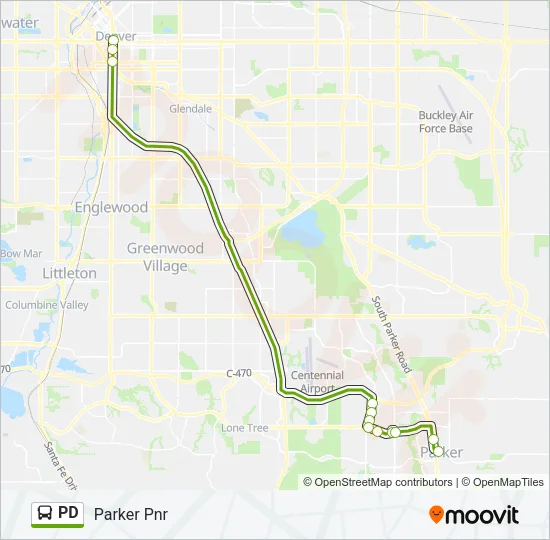 PD Bus Line Map