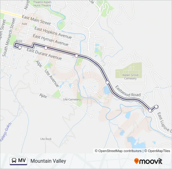 MV Bus Line Map