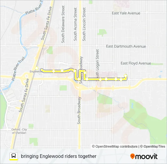 ENWD TROLLEY Bus Line Map