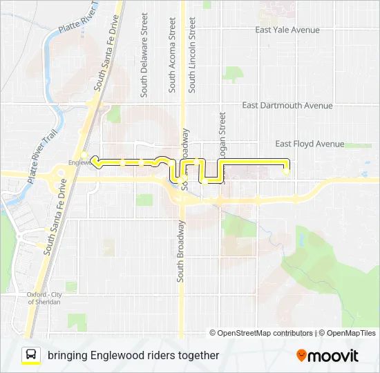 ENWD TROLLEY Bus Line Map