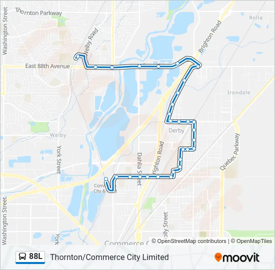 88L Bus Line Map