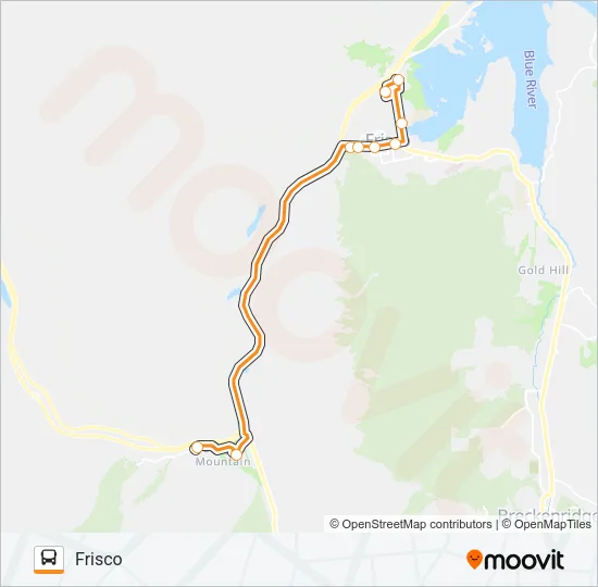 COPPER MOUNTAIN Bus Line Map