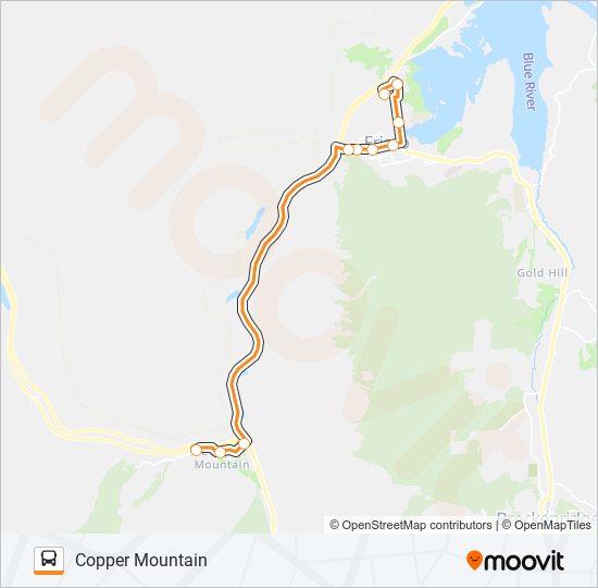 Copper Mountain Shuttle Map Copper Mountain Route: Schedules, Stops & Maps - Copper Mountain (Updated)