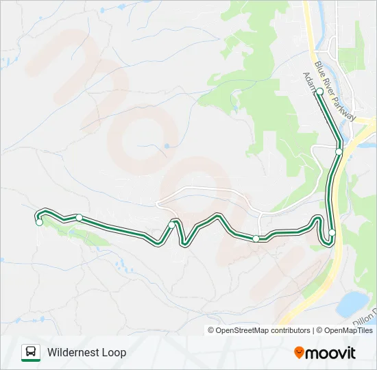 WILDERNEST LOOP Bus Line Map