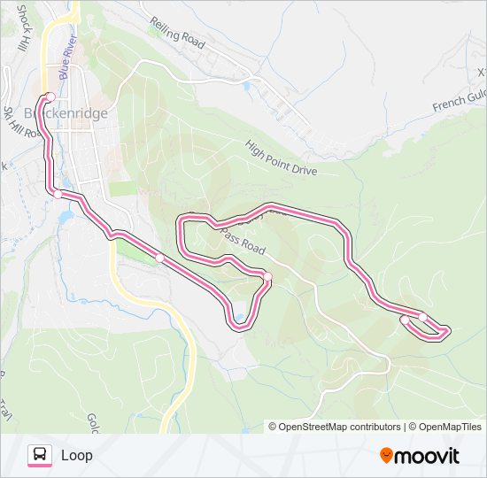 Breckenridge Hiking Trail Map Pdf Boreas Pass Loop Route: Schedules, Stops & Maps - Loop (Updated)