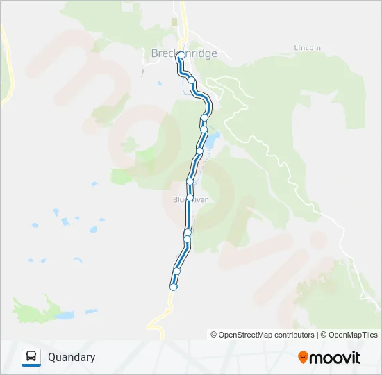 BLUE RIVER COMMUTER Bus Line Map