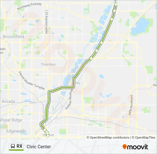 RX Bus Line Map