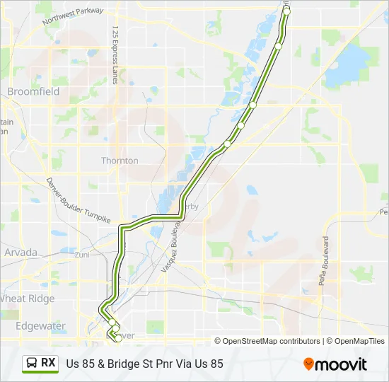 RX Bus Line Map
