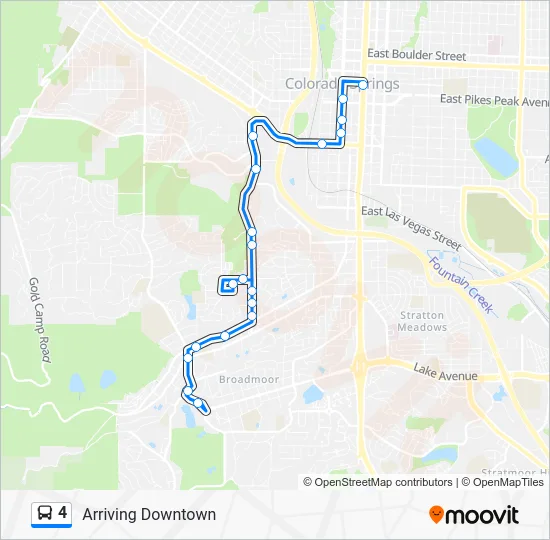 4 Bus Line Map