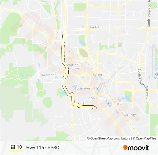 10 Bus Line Map