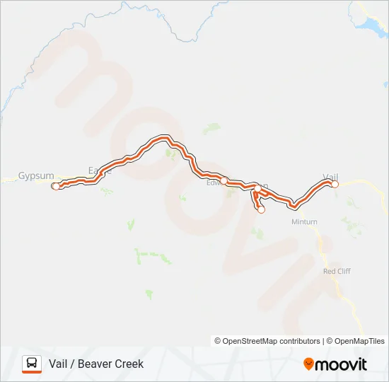 EPIC MOUNTAIN EXPRESS Bus Line Map