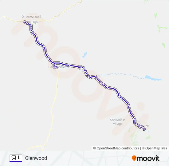 L Bus Line Map
