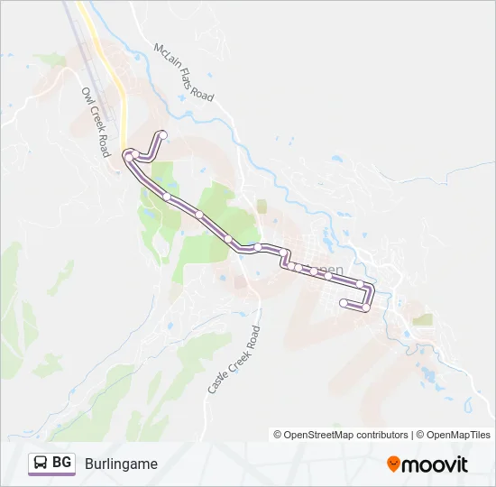 BG Bus Line Map