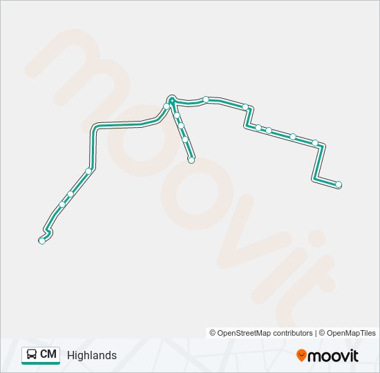 CM bus Line Map