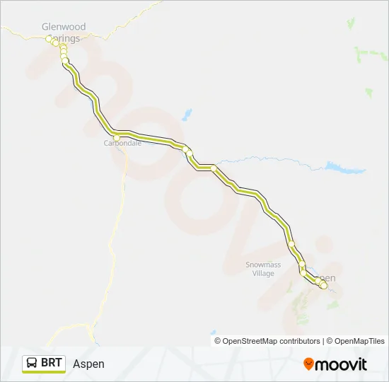 BRT Bus Line Map