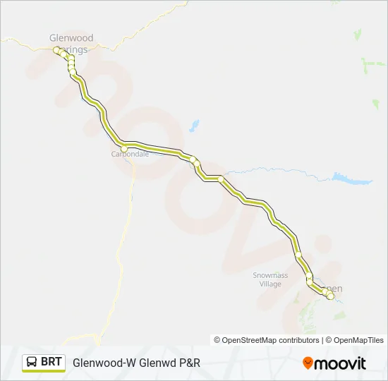 BRT Bus Line Map