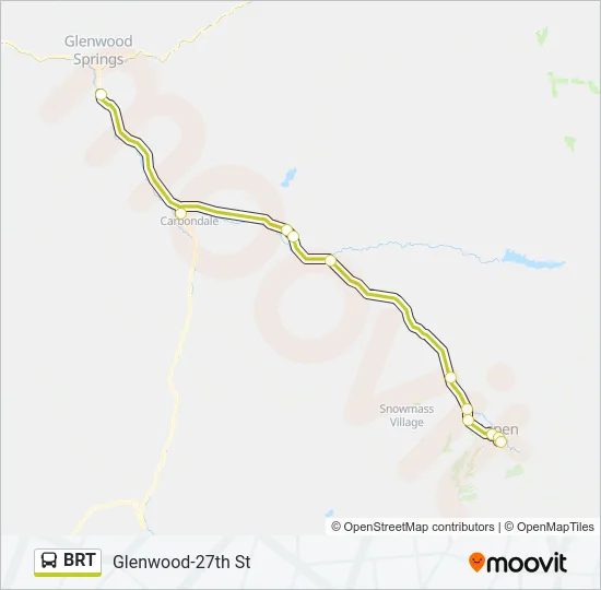BRT Bus Line Map